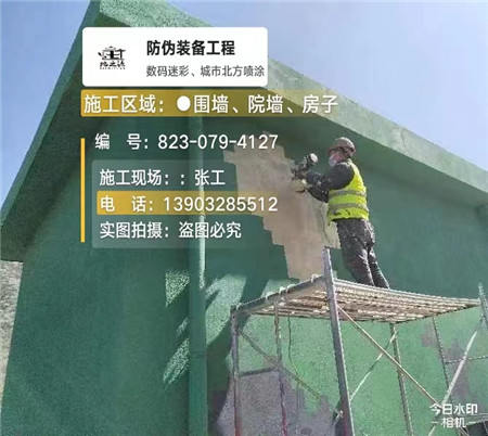 宁河设备迷彩喷涂,迷彩漆施工