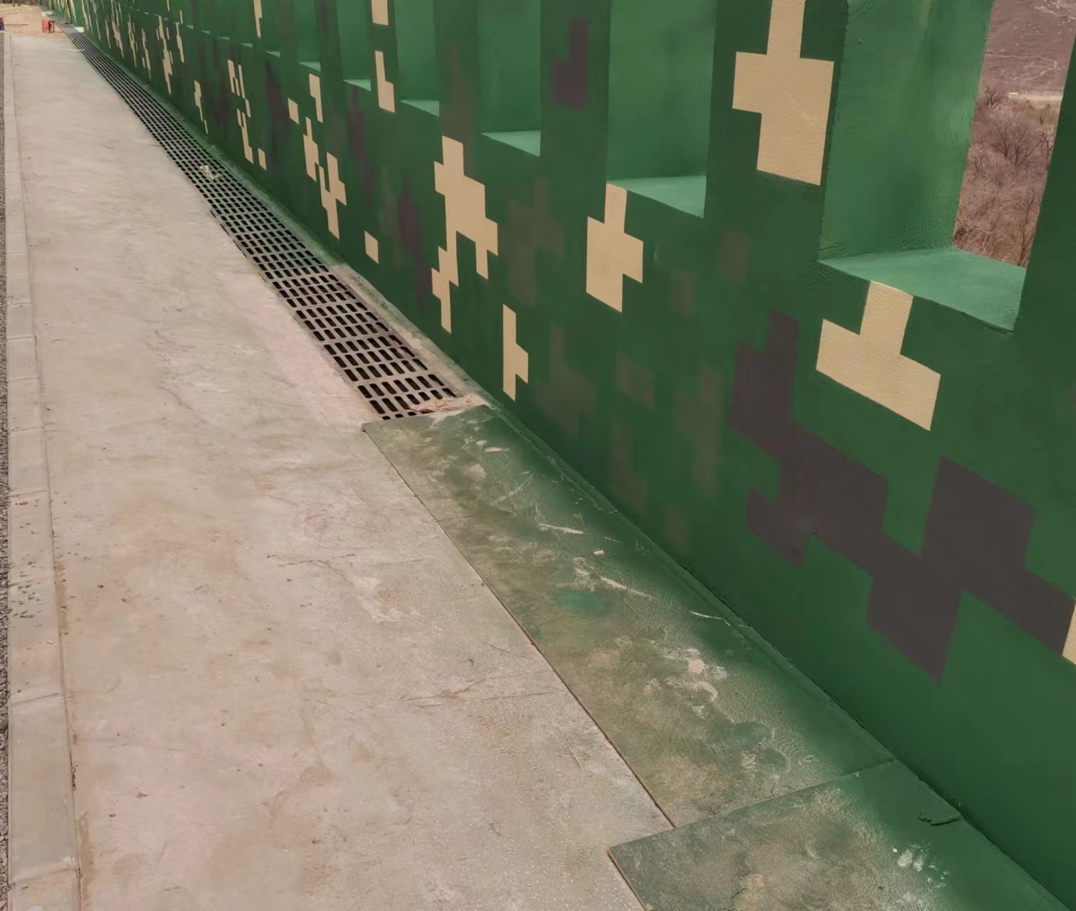 宁河围墙迷彩喷涂,数迷彩漆